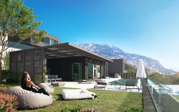 Luxury villas with salt pools and beautiful sea views in Alanya Turkey - Bektaş - 16