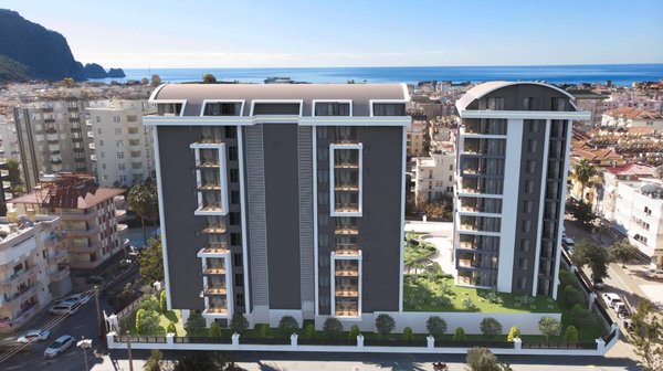 Neue Wohnungen zum Verkauf in der Türkei - Stadtzentrum von Alanya - 4