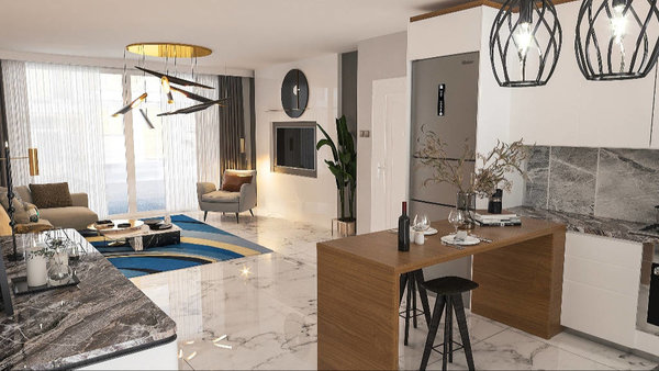 Kuzey Kıbrıs'ta satılık modern daireler - 10