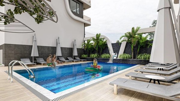 Apartments in new building for sale in Turkey with the possibility of installments, Alanya - Mahmutlar - 11