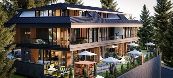 Alanya - Avsallar'da İncekum Plajı'na sadece 650 metre mesafede lüks villalar - 1