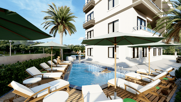 New 3-room flats under construction for sale in Turkey - good price - 1