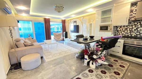 Alanya - Kestel'de denize manzaralı ve mobilyalı güzel daire - 2
