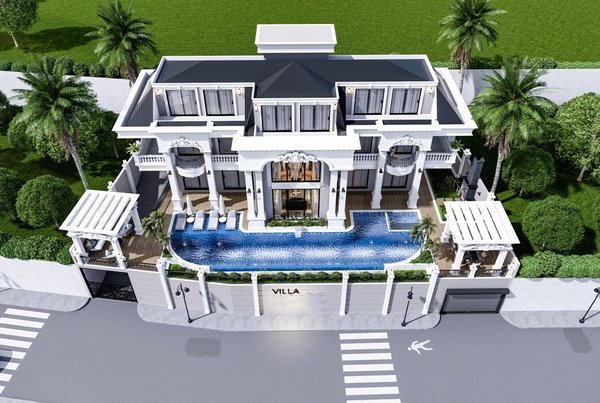 Moderní 7-izbová vila ve výstavbě Alanya - Kargicak - 1