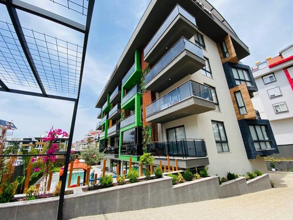 Alanya Oba'da sakin bir bölgede satılık yeni daire - 3