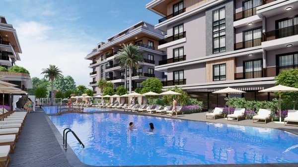 Turecko - nové byty ve výstavbě Alanya - Oba - 1
