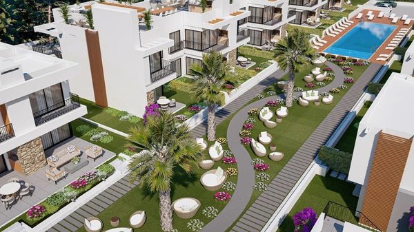 Nowe przestronne apartamenty dwupoziomowe Cypr Turcja - plaża 700 m - 11