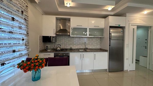 Umeblowane mieszkanie 150 m od plaży, Alanya - Kestel - 5