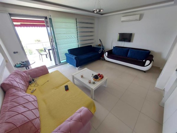 Furnished apartment on the first line with a view of the sea Alanya - Kestel - 5