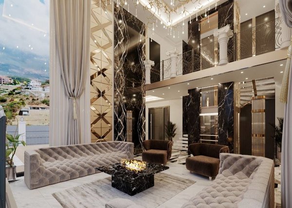 Modern 7-room villa under construction in Alanya - Kargıcak - 4