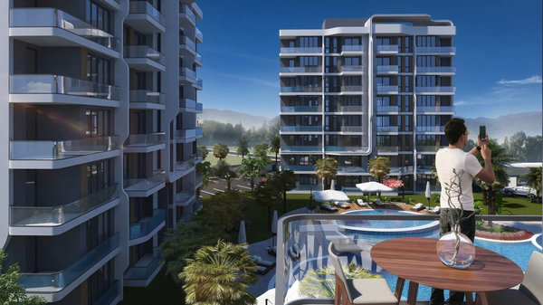 New apartment in a luxury complex in Antalya for sale - near the airport - 4
