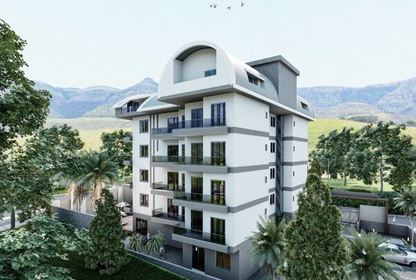 Familienapartments in einer Residenz mit Pool in Alanya Oba - 20