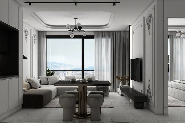 Luxus-Apartment am Meer zum Verkauf in Kargicak Kargıcak - 5