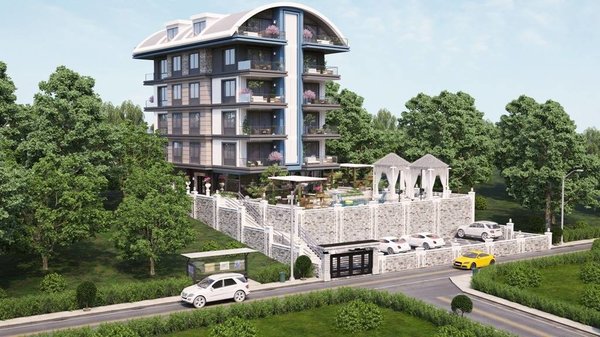 Lägenheter till salu i Turkiet, Alanya Oba - ny byggnad - 12