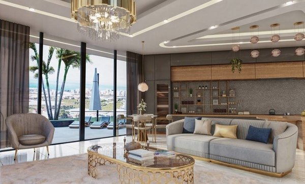 Alanya - Kargıcak'ta yeni inşa edilmiş deniz manzaralı villalar - 6