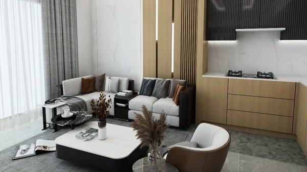 Nové apartmány s výhledem na moře ve výstavbě na prodej, Alanya - Hasbahçe - 5