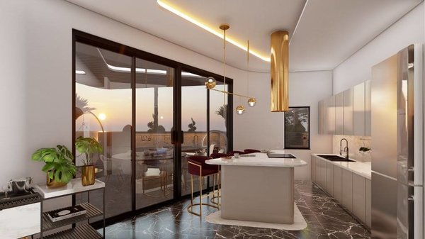 Alanya - Kargıcak'ta yeni inşa edilmiş deniz manzaralı villalar - 4