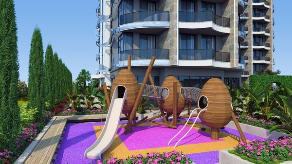 Investiční byty k prodeji v Turecku část Alanya Tosmur, v blízkosti pláže - 11