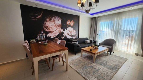 Alanya- Mahmutlar'da deniz manzaralı sakin bir konumda daire - 7