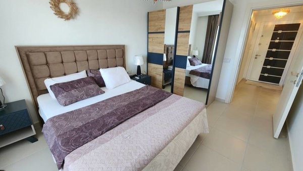 Alanya- Mahmutlar'da deniz manzaralı sakin bir konumda daire - 13
