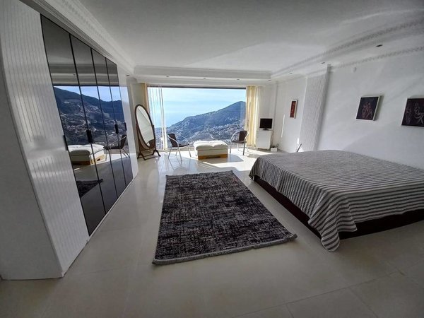 Alanya-Bektaş'ta özel havuzlu modern deniz manzaralı villa - 18