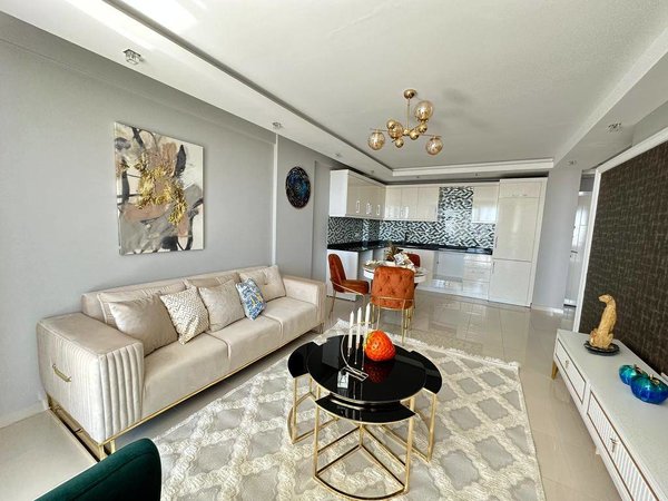 Zařízený apartmán s výhledem na moře Alanya - Tosmur - 6