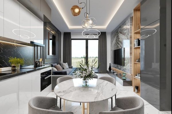 Alanya - Avsallar'da sakin bir konumda yeni inşa edilmiş daire - 3