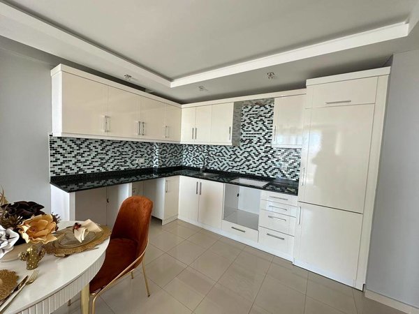 Möblierte Wohnung mit Meerblick in Alanya - Tosmur - 2