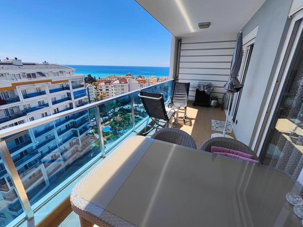 Furnished maisonette apartment with 3 bedrooms and sea view Alanya - Tosmur - 13
