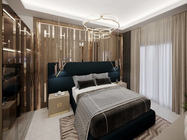 Family apartments in a residence with a pool in Alanya Oba - 6