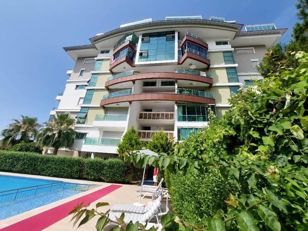 Furnished apartment on the first line with a view of the sea Alanya - Kestel - 1