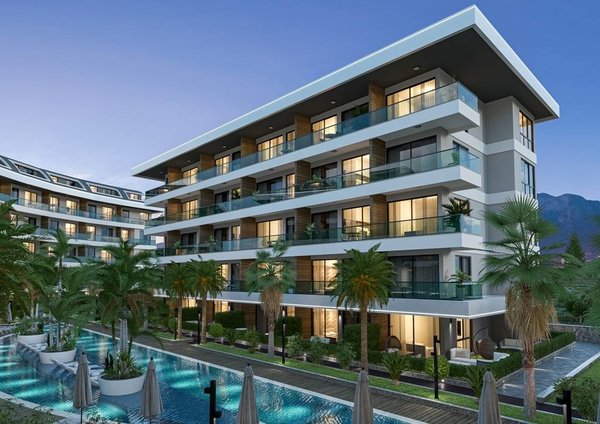 New modern apartments for sale in Turkey, Oba Alanya city - 9