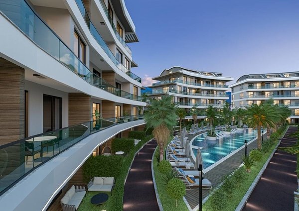 Nowe nowoczesne apartamenty na sprzedaż w Turcji, część Oba Alanya - 11