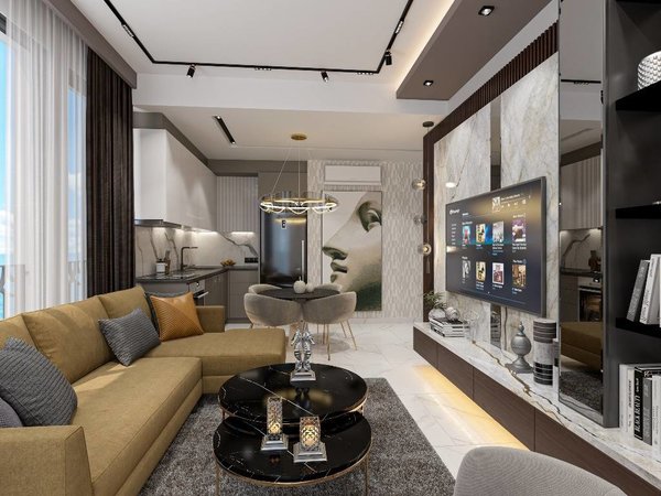 New residential project in the center of Alanya, 700 meters from the beach Cleopatra - 8