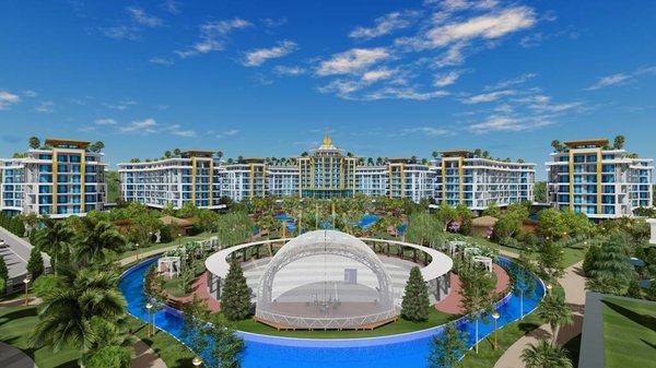 Azure World - the largest residential project and hotel in the beautiful area of Alanya - Turkler Avsallar - 23