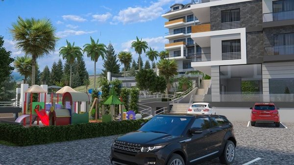 New sea view apartments under construction for sale in Alanya - Hasbahçe - 12