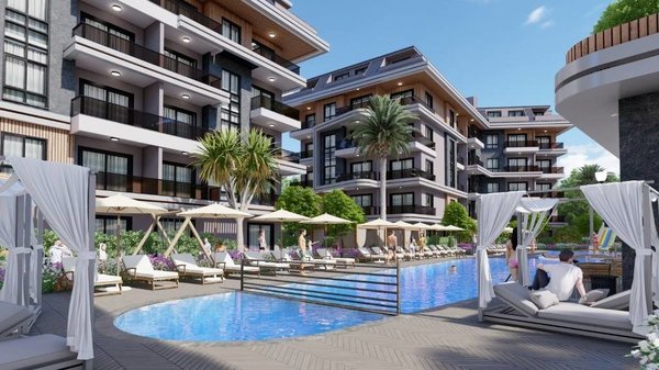 Neue Wohnungen im Bau in Alanya - Oba - 3