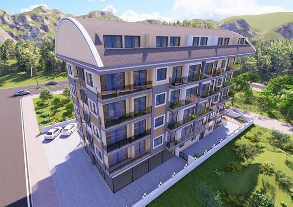 Lägenheter under uppbyggnad endast 150 meter från stranden, Alanya - centrum - 10