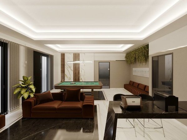 Family apartments in a residence with a pool in Alanya Oba - 12