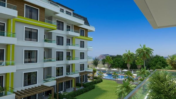 Modern apartments under construction for sale in a quiet location Alanya - Oba - 20