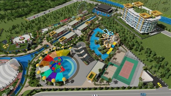 Azure World - das größte Wohnprojekt und Hotel in der wunderschönen Gegend von Alanya - Turkler Avsallar - 30