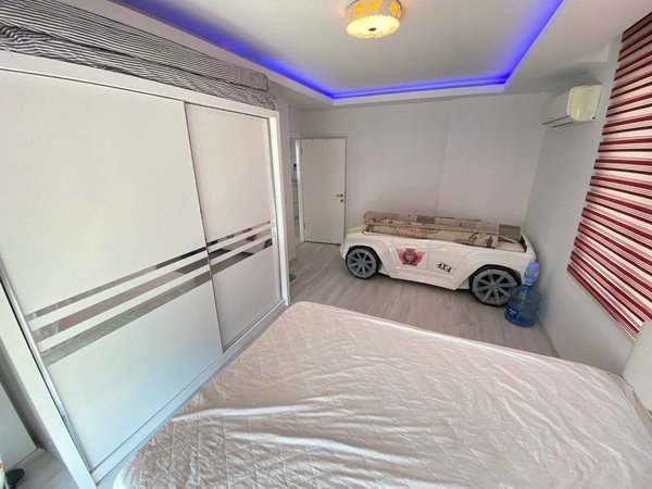 Umeblowane mieszkanie 350 m od plaży, Alanya - Kestel - 10