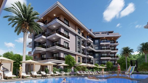 Neue Wohnungen im Bau in Alanya - Oba - 5