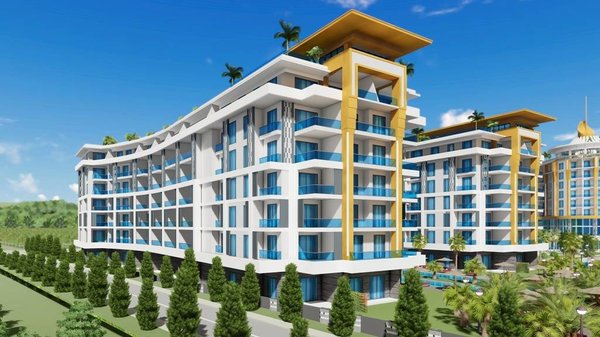 Azure World - det största bostadsprojektet och hotellet i det vackra området i Alanya - Türkler Avsallar - 3