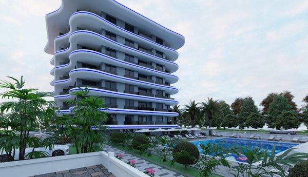 Nowa budowa mieszkań 2-pokojowych, Alanya - Avsallar - 2
