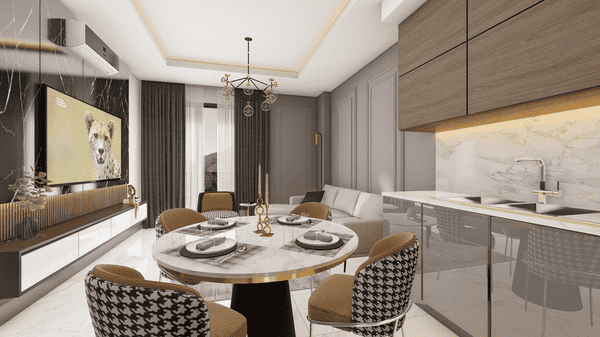 New holiday apartments for sale in Turkiye, Alanya Oba - 4