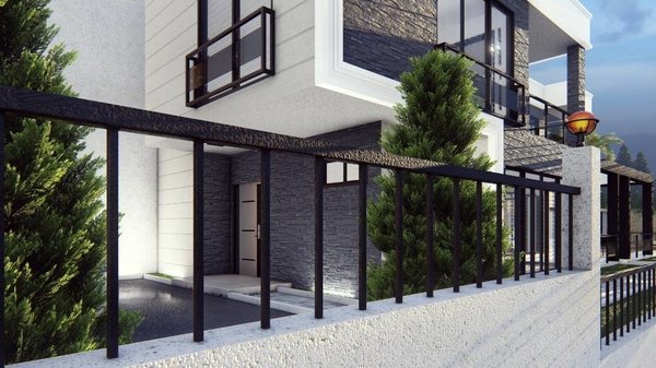  Modern luxury villa for sale in Alanya Bektaş Turkey - sea view - 2