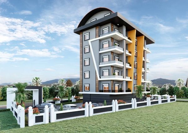 Alanya'da sakin bir konumda daireler - Avsallar - 14