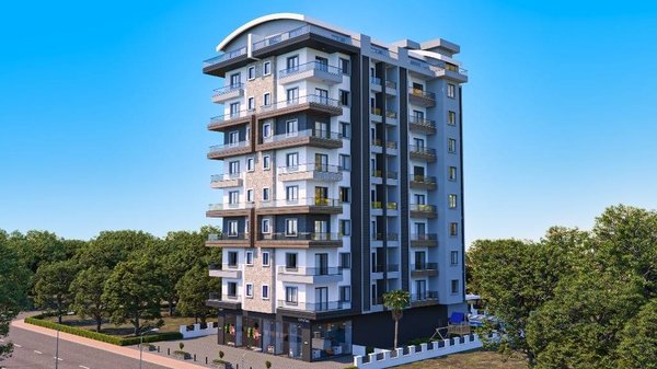 New apartments under construction, 300 m from the beach in Turkey, Alanya - Mahmutlar - 9