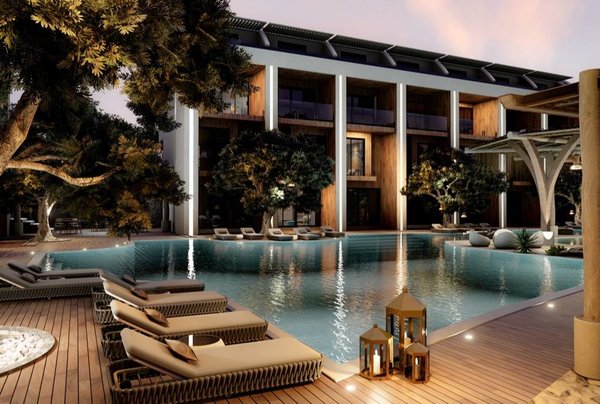 Alanya - Konaklı'da sahile sadece 400 m mesafede inşaatı devam eden yeni daireler - 19